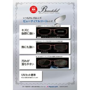 日本レンズ 眼鏡用 伊達メガネ 度なしレンズ（クリア） ハードマルチ