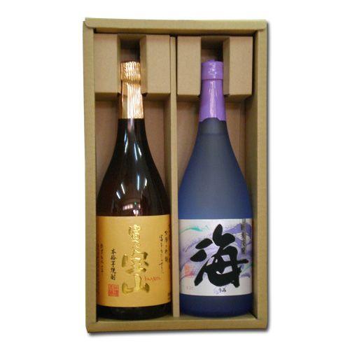 富乃宝山 海 720×2本 飲み比べセット 本格焼酎 西酒造 大海酒造株式会社 芋焼酎 敬老の日 ギ...