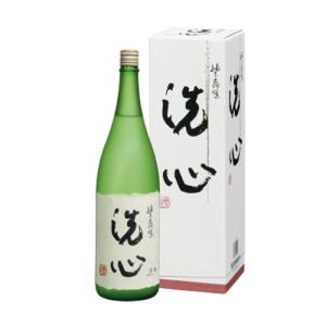 洗心 純米大吟醸 1800ml 洗心専用化粧箱付き 送料無料 日本酒 人気 久保田 朝日酒造 日本酒 萬寿 お中元 ギフト｜yokogoshi