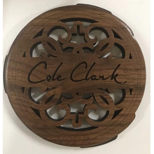 Cole Clark サウンドホール カバー（ウォルナット）