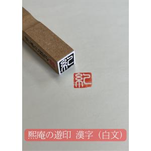 煕庵の遊印　漢字（白文）　ゆうパケット配送商品｜yokohama-art