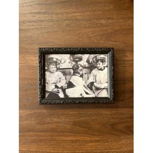 ミニ額 ロッサ 豆色紙額 ブラック アクリルUVカット仕様 木製