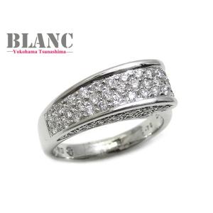 ダイヤ リング K18 ホワイトゴールド ダイヤ 0.70ct  約10号 K18WG 指輪 ジュエリー 横浜BLANC｜yokohama-blanc