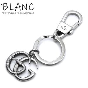 グッチ スネーク＆ダブルG キーチャーム メタル シルバー 495422 キーホルダー GUCCI 横浜BLANC｜yokohama-blanc