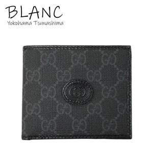 GUCCI（グッチ） GGエンボス マネークリップ付 二つ折り財布 札入れ