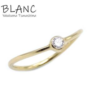 TIFFANY&Co. ティファニー ウェーブ 1ロウ リング 1Pダイヤ 約10号  