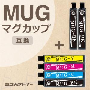 MUG-4CL 互換 EW-452A EW-052A用 エプソン プリンターインク MUG-4CL+MUG-BK-L（マグカップ）mug インク 4色セット+黒2本 互換インク EW-452A EW-052A インク