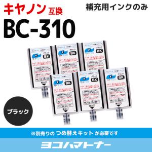 キャノン FINEカートリッジ  プリンターインク BC-310用 ブラック  ワンタッチ詰め替え補充用インク  bc310 サイインク｜yokohama-toner