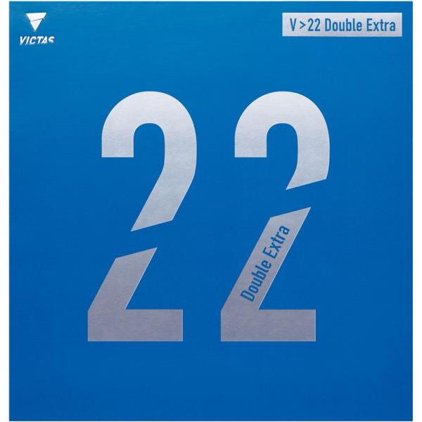 VICTAS 卓球 卓球 裏ソフトラバー テンション系 V＞22 ダブルエキストラ 22 ブルー ガ...