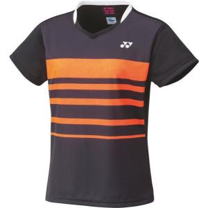 Yonex　ヨネックス テニス ウィメンズゲームシャツ 22 ブラック ケームシャツ・パンツ(20666-007)｜yokohamariverup