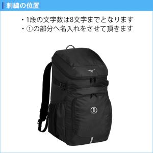 名入れ1段付き リュック ミズノ バッグ スポ...の詳細画像5