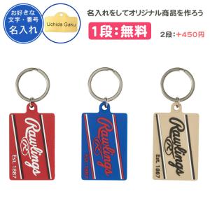 NAGASE KENKO（ナガセケンコー） 名入れ1段付き 野球 キーホルダー