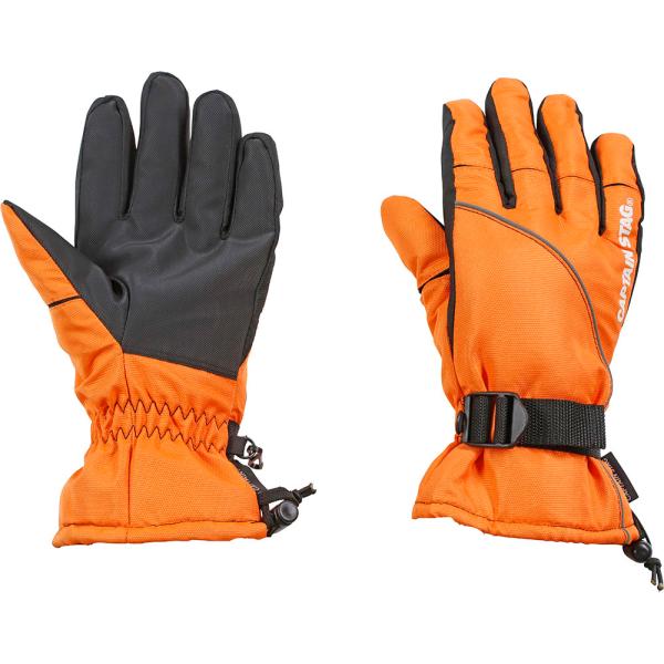 CAPTAIN STAG（キャプテンスタッグ） 防水・防寒グローブ3D(オレンジ×ブラック)L 24...