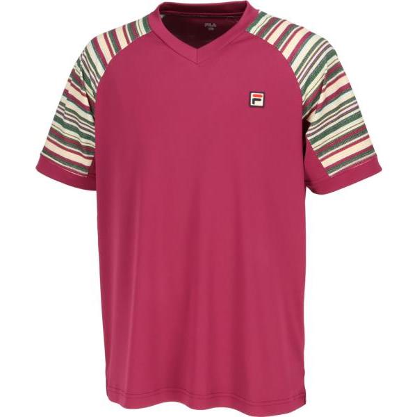 フィラ テニス 33 ゲームシャツ ワイン ケームシャツ・パンツ(vm5620-14)