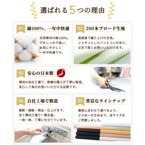 枕カバー 35×70 日本製 綿100% 封筒...の詳細画像5