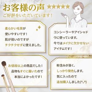 アイシャドウブラシ メイクブラシ 馬毛 プチプ...の詳細画像2
