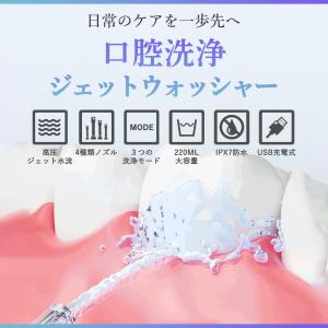 口腔洗浄器 ジェットウォッシャー 歯垢除去 ウ...の詳細画像2