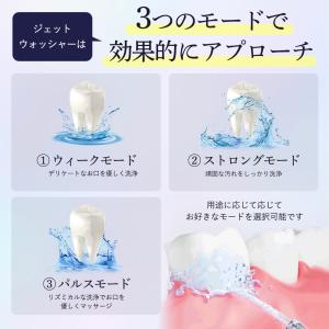 口腔洗浄器 ジェットウォッシャー 歯垢除去 ウ...の詳細画像5