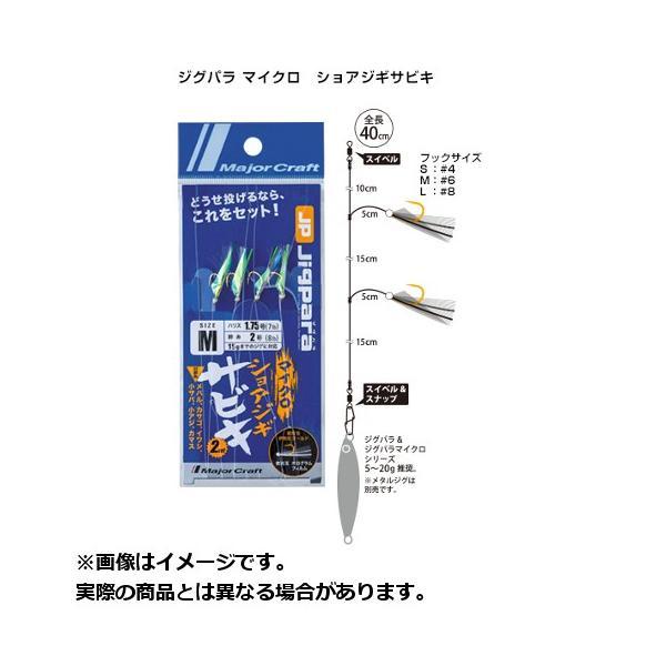 【メール便対応】メジャークラフト ジグパラ マイクロ ショアジギさびき JPM-SABIKI サイズ...