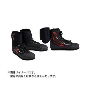 エクセル X`SELL 21 FP-5784 ウェットシューズ(中丸) フェルトソール (カラー:ブラック) Mサイズ(25.0-25.5)