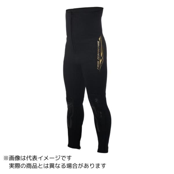 エクセルFP-5322鮎タイツ3mm＃ブラック×ゴールド＃LA