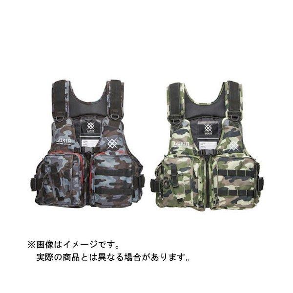 ルキア フローティングゲームベストGX WFA551-GC フリーサイズ (カラー:グリーンカモフラ...