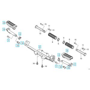 クロスカブ用ステップセット(JA60)◆ホンダ純正部品ステップ＋サイドスタンドのセット◆｜yokorin