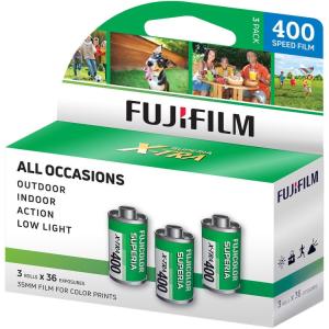 フジフイルム Fujifilm カラーネガフィルム Superia X-TRA 400 35mm 36枚撮 3本セット 海外流通版