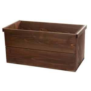 木箱長方形　アンティーク仕立て　ガーデニン グ　ＤＩＹ素材