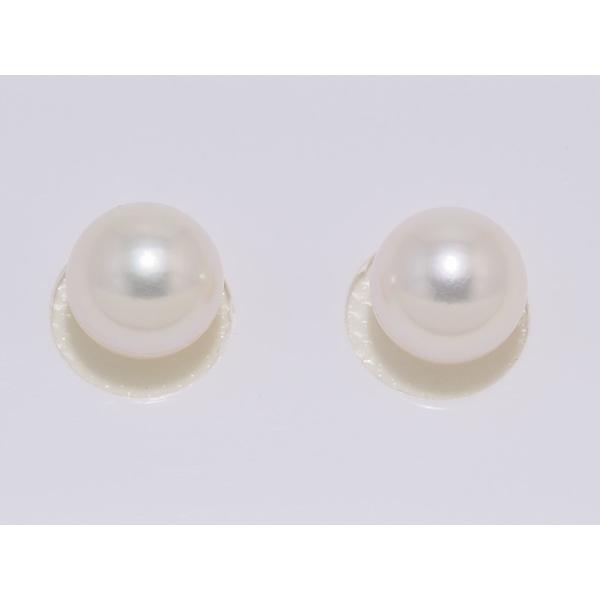 パール ピアス イヤリング あこや真珠 8.5mm ホワイトピンク 元花珠の2点セットのイヤリング