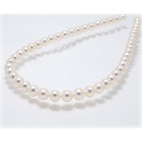 あこや真珠ネックレス８．５mm〜９．０mm　【４３cm】【花珠鑑別書可】【AAA】