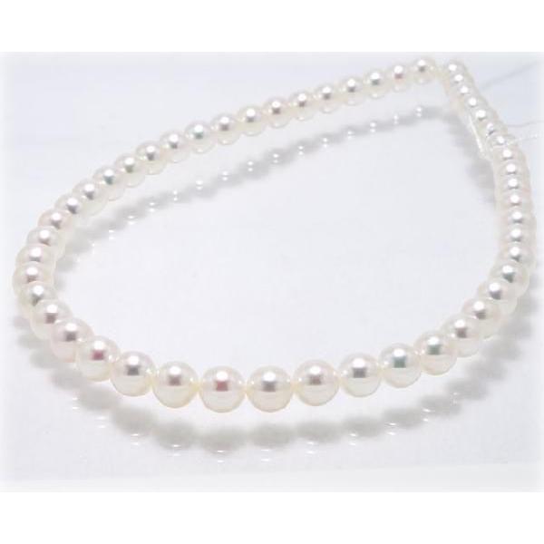 あこや真珠ネックレス８．０mm〜８．５mm　【４０cm】【花珠鑑別書可】【AA】