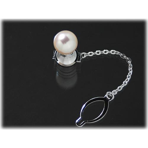 あこや真珠9.5mmタイタック（タイピン）