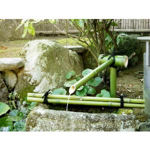 青竹ししおどし 青竹】ししおどし(鹿威し) : 越川竹材工業 - 通販 - Yahoo