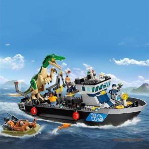 レゴ 新品 レゴブロック 互換品 LEGO ジュラシック・ワールド 76942 バリオニクスの水上脱出 恐竜ブロック おもちゃ 子供プレゼント