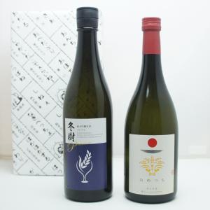 お中元 ギフト 福乃友 純米吟醸原酒 冬樹プレミアム720ml &amp; 金紋秋田 純米吟醸 あめつち 720ml 詰合せ ギフト 贈答用