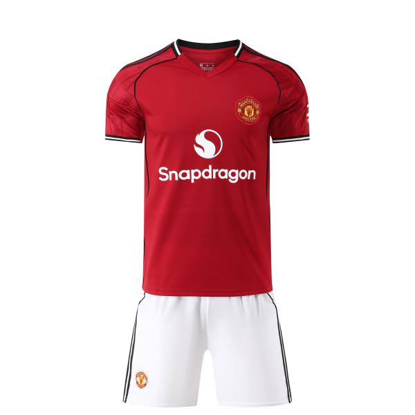 A32 マンチェスターユナイテッド サッカーユニフォーム2025/2026年ホームレプリカ 大人用 ...