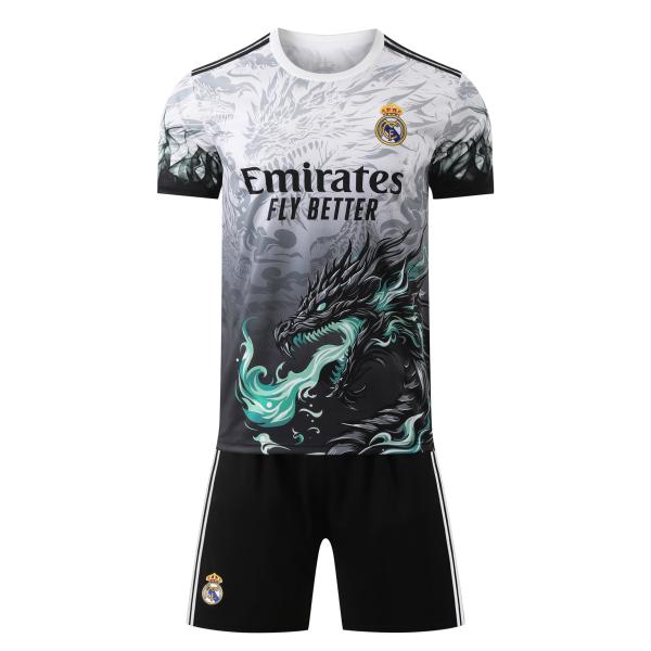 A66 サッカーユニフォーム レアルマドリード 2025-2026年シーズン 特製版 大人用子供用 ...