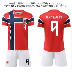 B336 サッカーユニフォーム ノルウェー代表...の詳細画像1