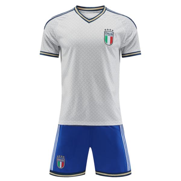 B80 イタリア代表サッカーユニフォーム 2026-2030年 アウェイ 大人用 子供用 上下着 ノ...