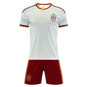 B84 スペイン代表サッカーユニフォーム 2026-2027年アウェイ 大人用 子供用 上下着 ノーブランド品 番号、個人名は自由にカスタマイズできます