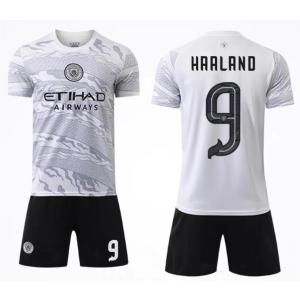 H319 サッカーユニホーム マンチェスターシティー 2024/2025年シーズン 特製版   ホーム ＃9   大人用、子供用 半袖　上下着 ノーブランド品のレプリカ｜yokoyama-store