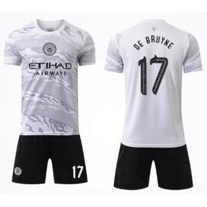 H321 サッカーユニホーム マンチェスターシティー 2024/2025年シーズン 特製版   ホーム ＃17   大人用、子供用 半袖　上下着 ノーブランド品のレプリカ｜yokoyama-store