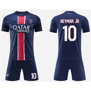 H324 サッカーユニフォーム パリ・サンジェルマン2024/2025年シーズン  ホーム ＃10   大人用、子供用 半袖　上下着 ノーブランド品のレプリカ｜yokoyama-store