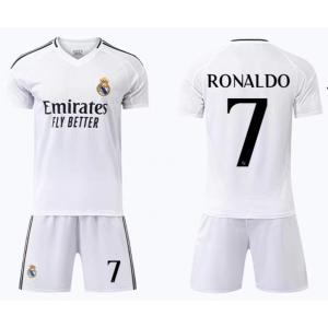 H328 サッカーユニフォーム レアルマドリード 2024/2025年シーズン  ホーム ＃7   大人用、子供用 半袖　上下着 ノーブランド品のレプリカ｜yokoyama-store