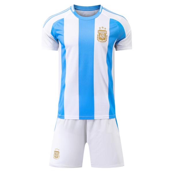 アルゼンチン代表 サッカーユニフォーム 2024-2026年ホーム 子供用 上下着 ノーブランド品 ...