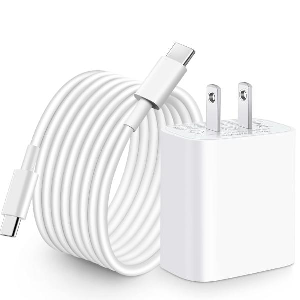 iPhone15 充電器 20W PD 急速充電 [PSE認証済み] iPad Pro USB C-...