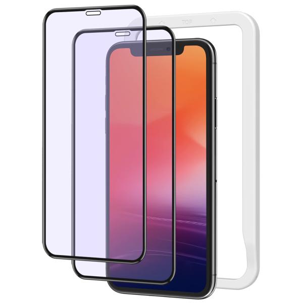 NIMASO ブルーライトカット ガラスフィルム iphone11promax / iphone x...