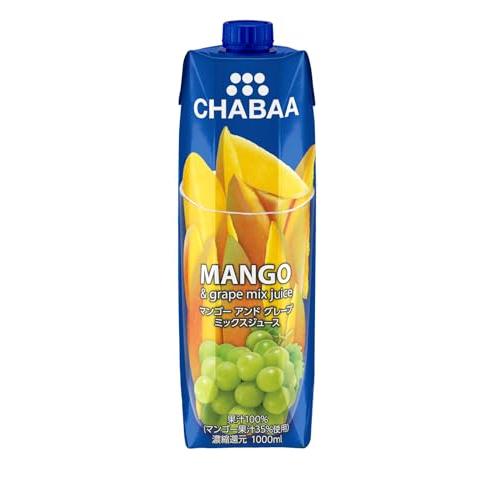 CHABAA 100%ミックスジュース マンゴー 1000ml