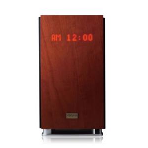 太知ホールディングス CDクロックラジオシステム AA-001 ブラウン、茶色 (約)幅19.5×奥行18.3×高さ35.6cm(突起含まず｜yomitan